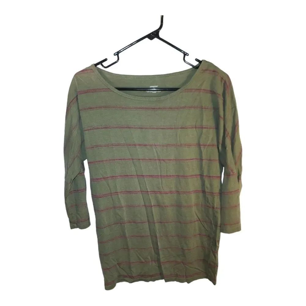 0053 -Patagonia Blue Stripe 3/4 Sleeve XS